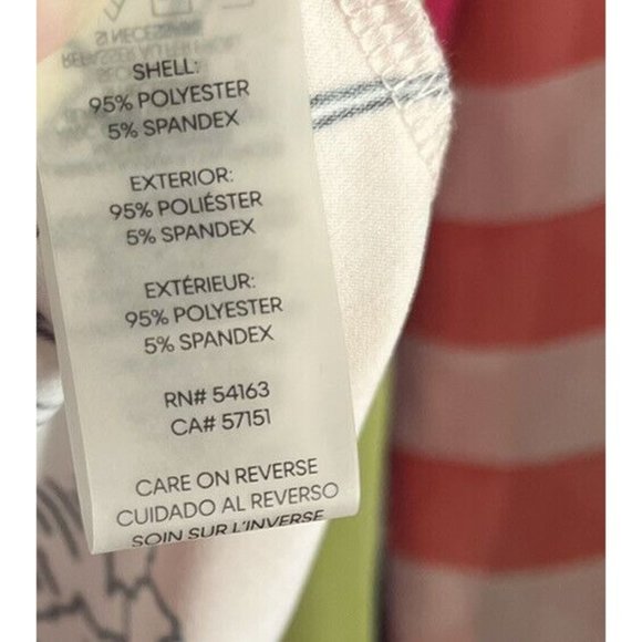 Calvin Klein Women Pink Peach Cap Sleeve T-Shirt M Chain Links - Picture 7 of 7